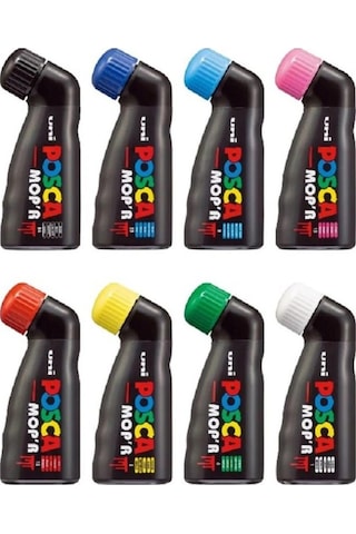 Uni Posca 3.0-19.0 Su Bazlı Mop Markörü 8 Li Set Pcm-22c
