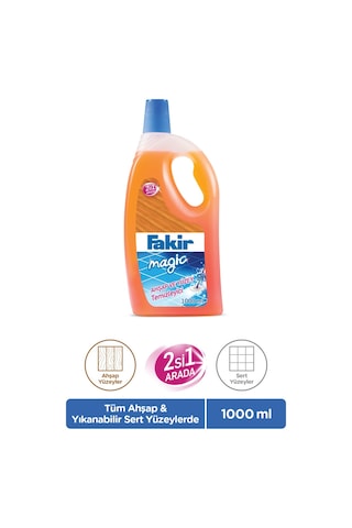 Fakir Magic 2'si 1 Arada Ahşap ve Sert Yüzey Temizleyici 1 L