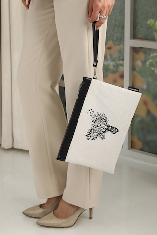 Ju Yaratıcı Tasarım Nakışlı İşlemeli Portföy Ve Clutch Çanta