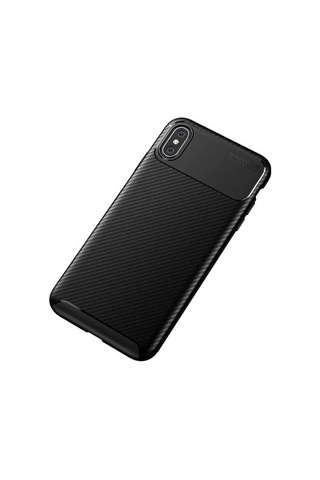 Apple Uyumlu iPhone X Kılıf Zore Negro Silikon Kapak Siyah