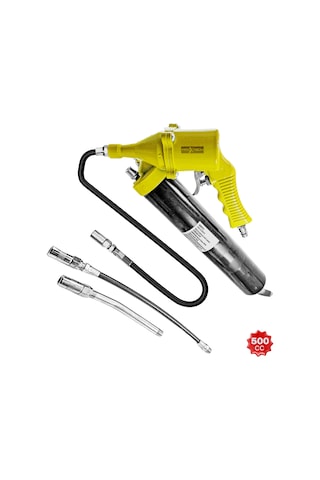 Yüksek Kalite Havalı Gres Yağ Tabancası 500cc  Büyük Boy  Hortum