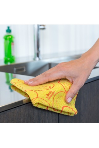 Vileda 30% Extra Mikrofiberli Temizlik Bezi 3 Lü X 5 Paket Sarı