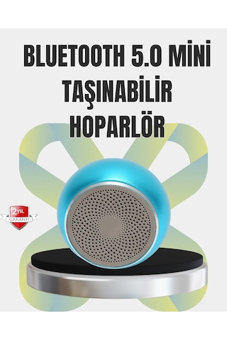 Mey İthalat Kablosuz Bluetooth 5.0 Hoparlör Kompakt Ve Güçlü Ses