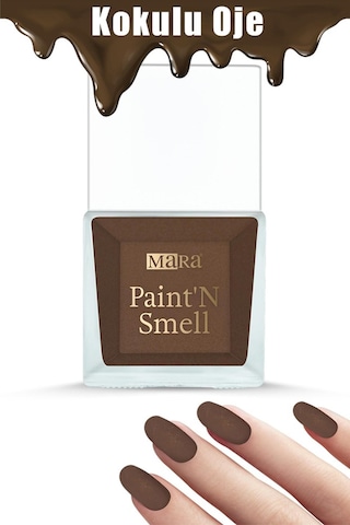 Mara Paint'n Smell Scented Nail Polish Cappuccino Allow Custom