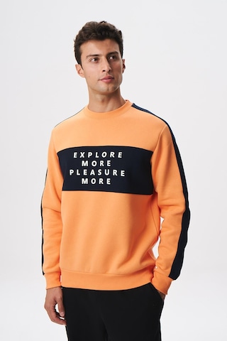 AR-MA Arma Erkek Regular Fit Yazılı Şardonlu 3 İplik Bisiklet Yaka Sweatshirt 001