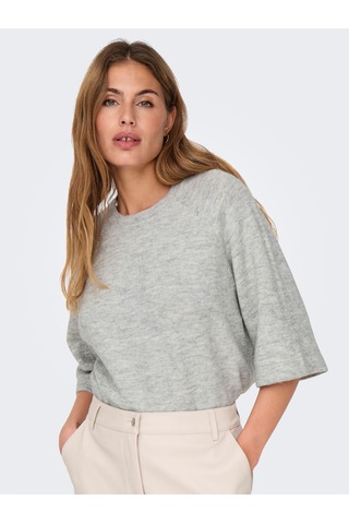 Only Onlsımonı 3/4 Pullover Knt Noos Kadın Gray Kazak - 15333199 Gray