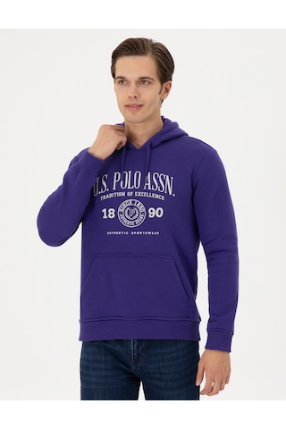 U.s. Polo Assn. Erkek Mor Sweatshirt 50293446-vr038 Mor