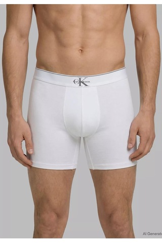 Calvin Klein Erkek Pamuklu Logo Detaylı Elastik Bel Bantlı Üçlü Gri Boxer-14941