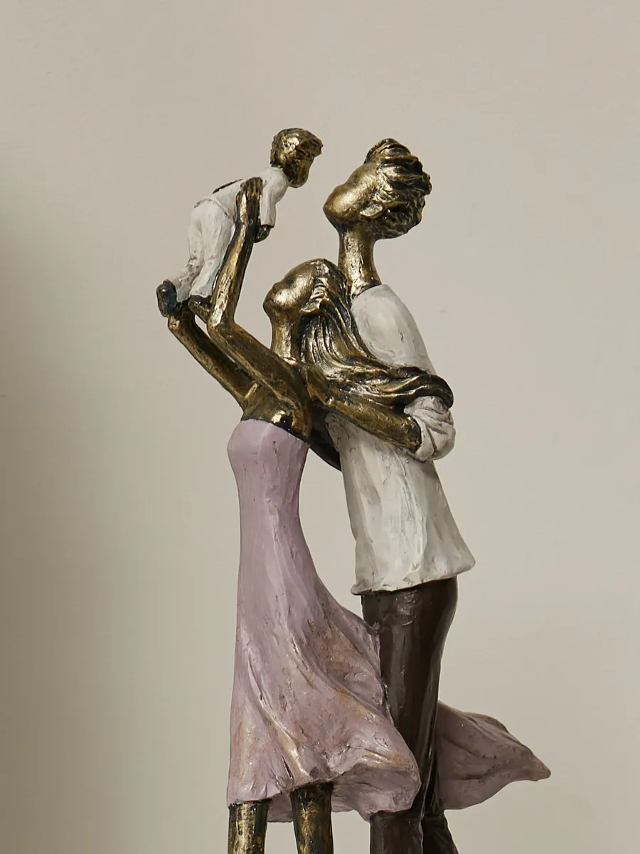 Lefard İç Mekan Heykeli Aile Figürü 35,5 Cm 255973482