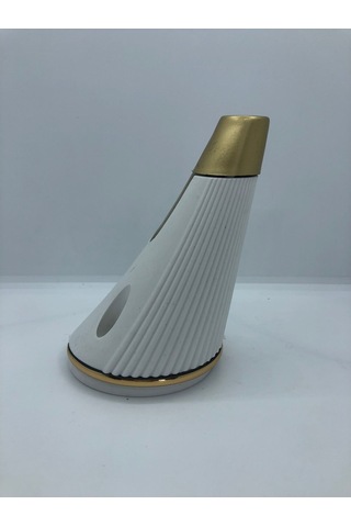 Karakoçaksesuar Plastik,15 Cm Beyaz-Gold Koltuk,Baza,Mobilya Ayağı (4 Adet)