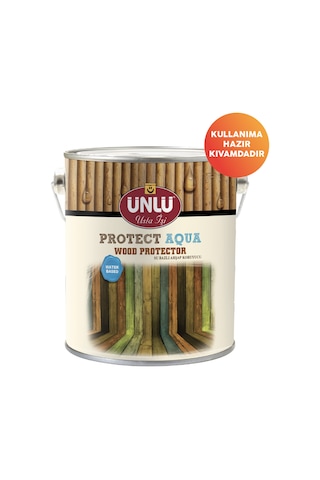 Ünlü Protect Aqua Su Bazlı Ahşap Koruyucu 5L 1.Grup