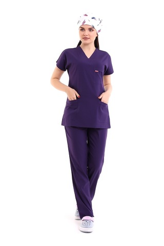 Koyu Mor BfleX Soft Likralı Forma Takımı