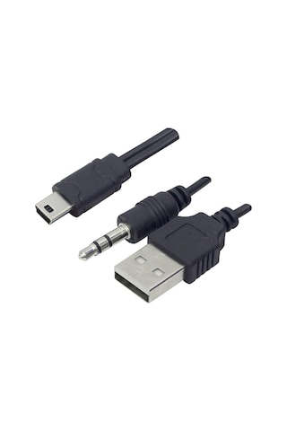 Usb To Aux - 5 Pin Kablo Müzik Kutusu Kablosu