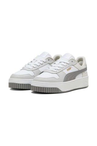 Puma Carina Street-puma White-stormy Slate-gold Kadın Spor Ayakkabı-27944-beyaz Beyaz