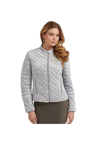 Normal Gri Kadın Ceket New Vona Jacket - Polyamıde Leather Gri