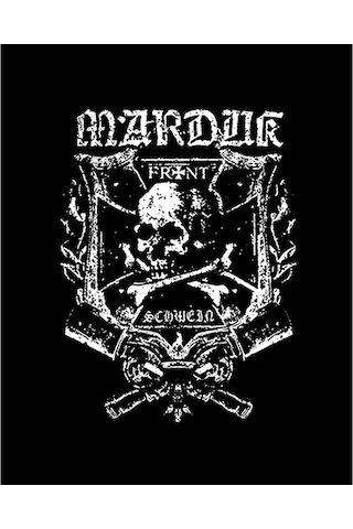 Zepplin Giyim Marduk Front Büyük Sırt Patch Yama Siyah