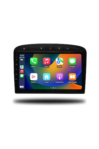 Navmina Peugeot 308 Android Carplay Multimedya 2007-2013 2gb Ram + 32gb Hafıza + 4 Çekirdek