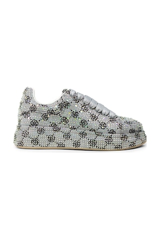 Deery Kadın Gri Taş İşlemeli Sneaker - K0052zgrıc01 Gri