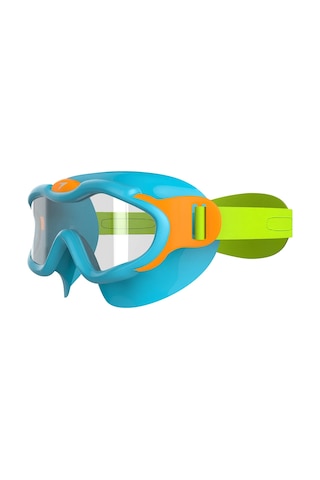 Speedo Sea Squad Mask Çocuk Yüzücü Gözlüğü Renkli Mavi - Yeşil