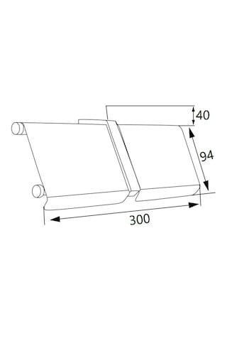 Soho Prado Tuvalet Kağıtlık İkili Kapaklı Krom