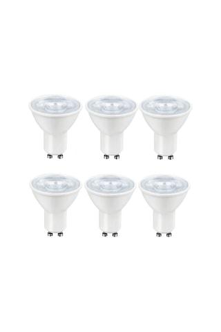 Zmr-121/b.40 6 Lı 7w Led Çanak Ampul Seti 3000k Günışığı Mercekli 540lm Yüksek Verimli Aydınlatma