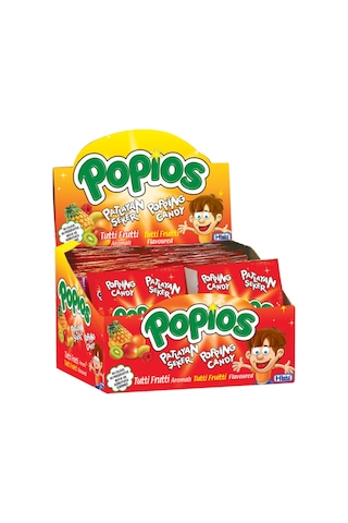 Hleks Patlayan Şeker Papios 40 Adet Tutti Furitti 2 Paket