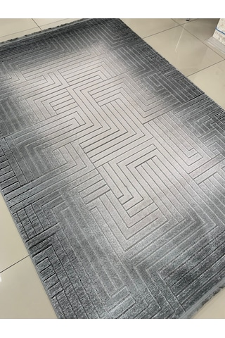 Merinos Halı Therapy 79542 095 Serisi Akrilik Salon Oturma Yatak Odası Halısı Gri