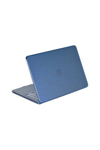 Ers Macbook Neo Şeffaf Macbook Kapak - Mavi