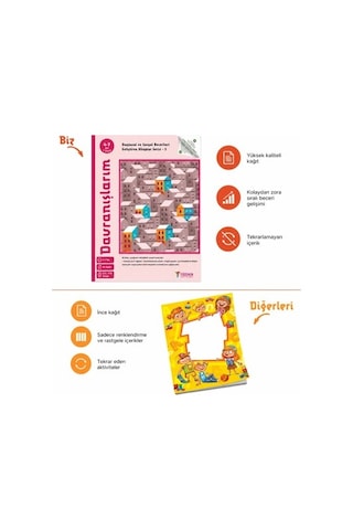 Dikkat Ve Zeka Geliştirme Kitabı - 4-7 Yaş Arası Çocuklar İçin