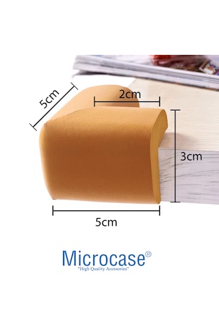 Microcase 3m Yapıştırmalı Sünger Bebek Ve Çocuk Köşe Kenar Koruyucu 10in1 Set - Al5235 Siyah
