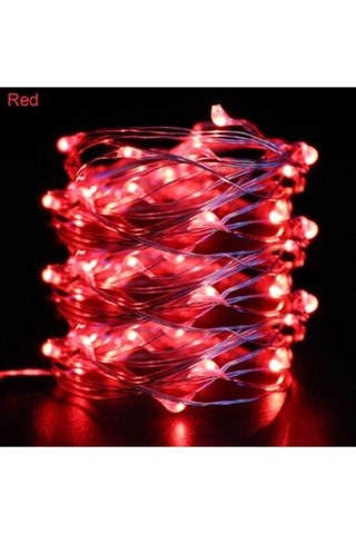 Peri Led 3 Metre Kırmızı Renk Dekoratif Aydınlatma Kırmızı