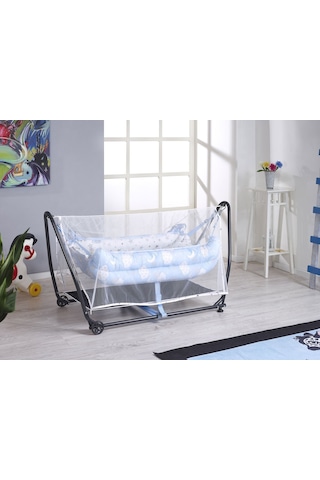 Rumiki Lüks Kolay Kurulumlu Pratik Sallanır Bebek Hamak Beşik