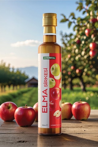 Elma Sirkesi 500 Ml - Katkısız, Doğal Fermantasyon