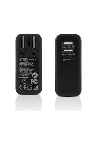 Silvercrest Entegre 5200 Mah Powerbank'li Usb Seyahat Şarj Cihazı - Değiştirilebilir Ab, Uk Ve Us Fiş Başlıklı