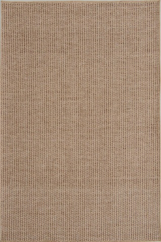 Rushhome 199104 Bej - El Dokuma Görünümlü Modern Halı Bej