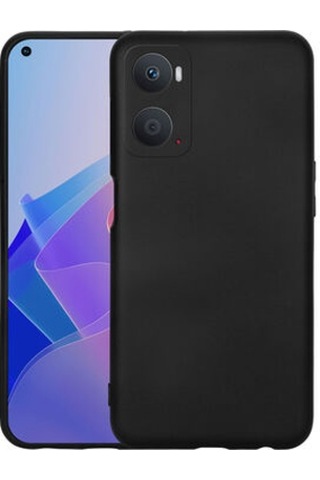 Oppo A36 Kılıf İçi Telefonu Çizmeyen Kadife Kaplı Dışı Soft Yapılı Esnek Lansman Kapak Ryc/mara Siyah