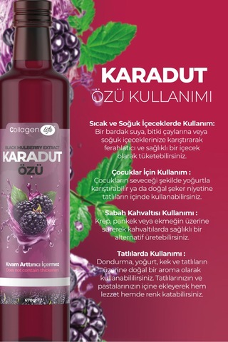 Collagen Life Karadut Özü 670 Gr 2'li