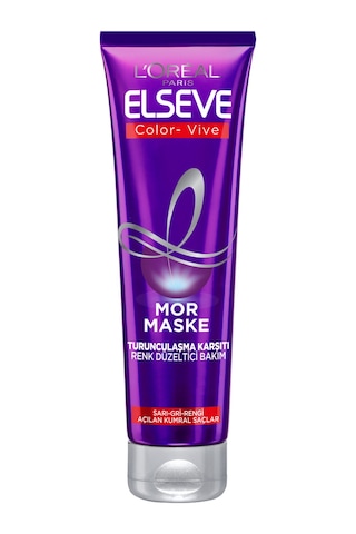 L'oréal Paris Elseve Turunculaşma Karşıtı Renk Düzeltici Mor Maske 150ml