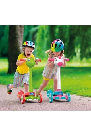 Eğlenceli Unicorn Scooter - Çocuklar İçin Renkli Ve Güvenli Açık Füme - Füme - Kahverengi