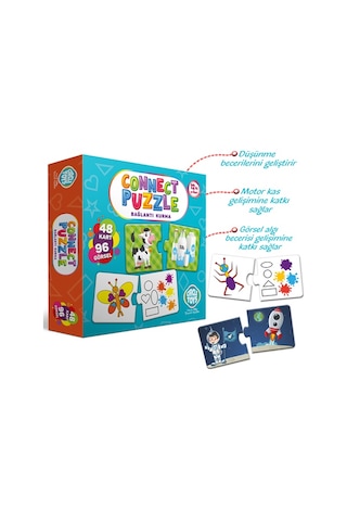 Circle Toys Connect Puzzle Bağlantı Kurma Oyunu Eşleştirme Kartla