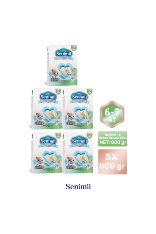 Senımıl 2 Bebek Sütü 800 G 5 Adet