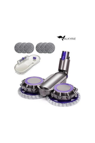 Valkyrie Uyumlu Paspas Başlığı Su Püskürtmeli Mop Başlık V7/v8/v10/v11/v15 6 Paspaslı