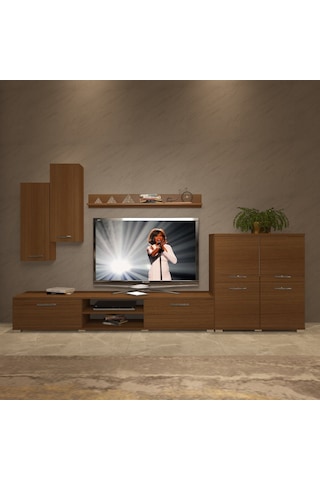 Decoraktiv Eko 6 Mdf Dvd Tv Ünitesi Tv Sehpası Ceviz