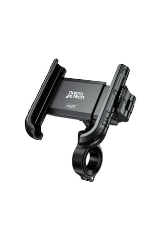 Nukrotech M29 Klipsli Motosiklet Telefon Tutucu Siyah