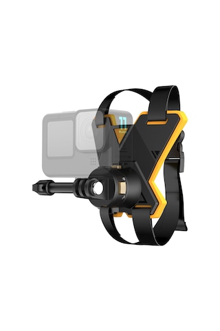 Ximistore9 Motosiklet Kaskı Çene Kayışı: Gopro Manyetik Tabanlı Hareket Kamerası Tutucu, Hızlı Kurulum, Açı Ayarlı, Tüm Kasklara Uyumlu Çok Renkli