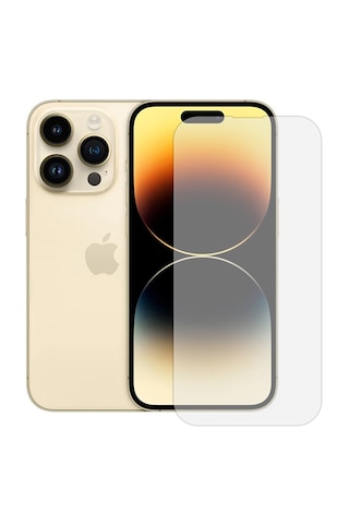 Apple Uyumlu iPhone 14 Pro Max Kırılmaz Temperli Ekran Koruyucu Cam