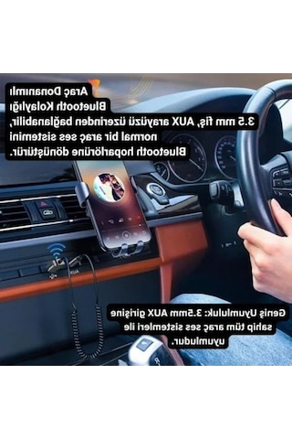 Bluetooth Araç Müzik Kiti, Fm Transmitter, Usb Giriş