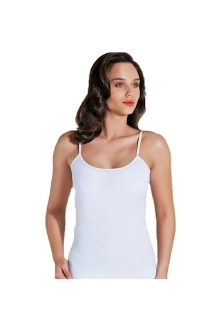 Seher Yıldızı Kadın İp Askılı Ribana Bayan Atlet 12 Li Paket 001