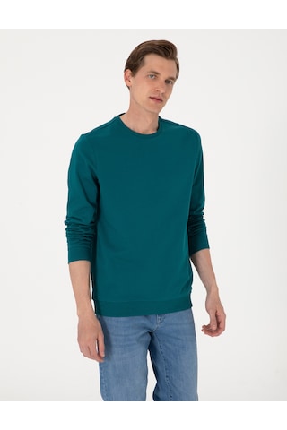 Pierre Cardin Erkek Zümrüt Sweatshirt 50314054-vr055 Zümrüt
