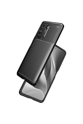 Xiaomi Mi 11i Kılıf Zore Negro Silikon Kapak Siyah